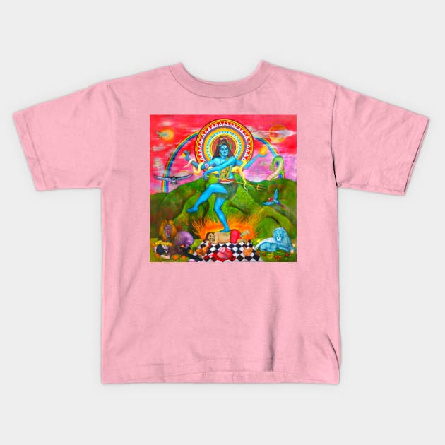 Shiva Dream Kids T-Shirt by Majenye